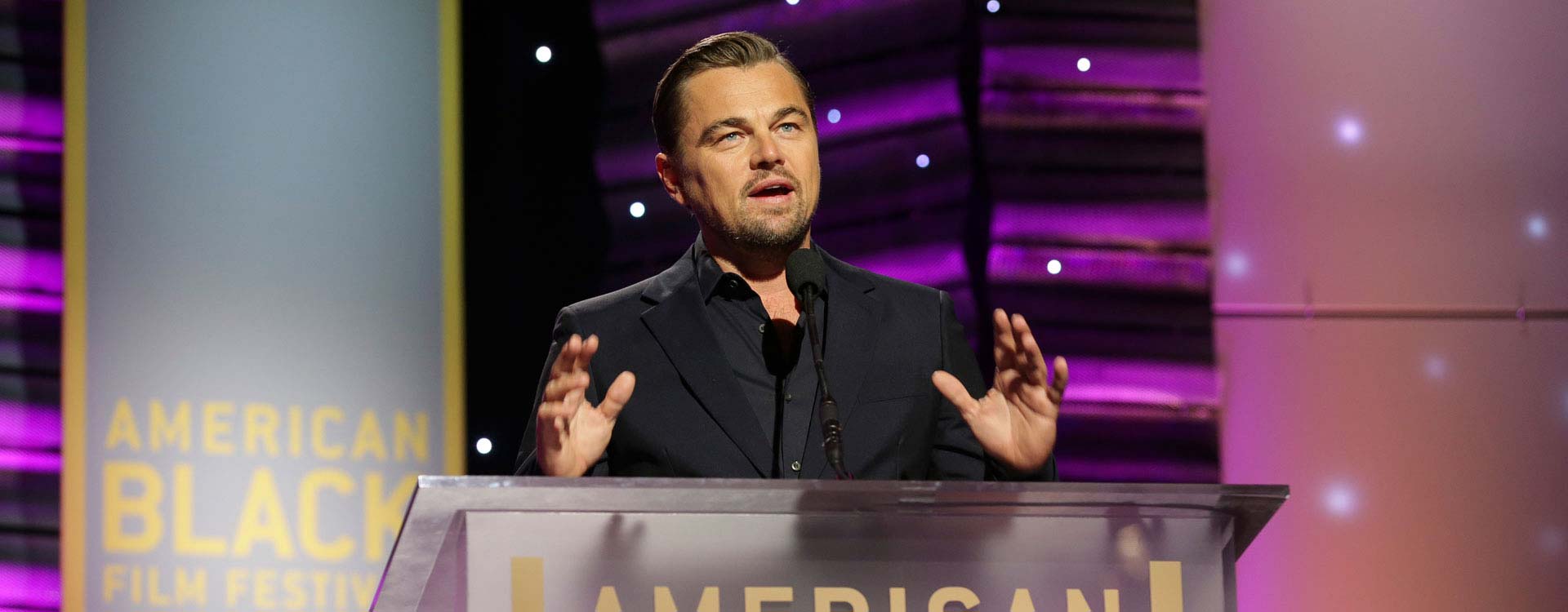 Leonardo DiCaprio presents Excellence In The Arts Award